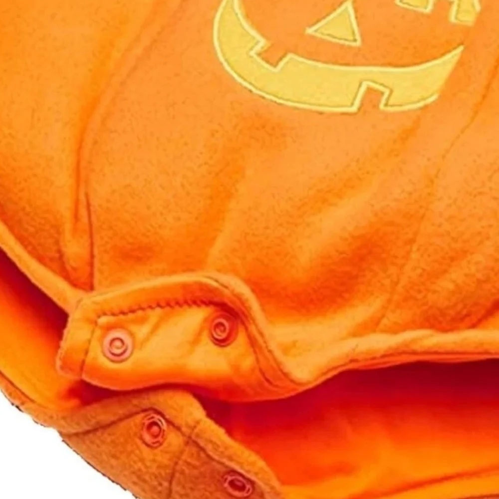 Dress Up America Pumpkin Suit Halloween Costume Size 0-6 Months